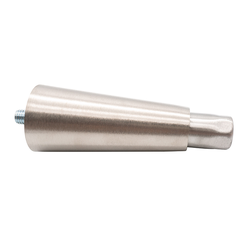 ขาปรับระดับในครัว อุปกรณ์โต๊ะในครัว Zinc Silver Round Die Cast Protruding Stud and Adjustable Hex Toe WJ-117